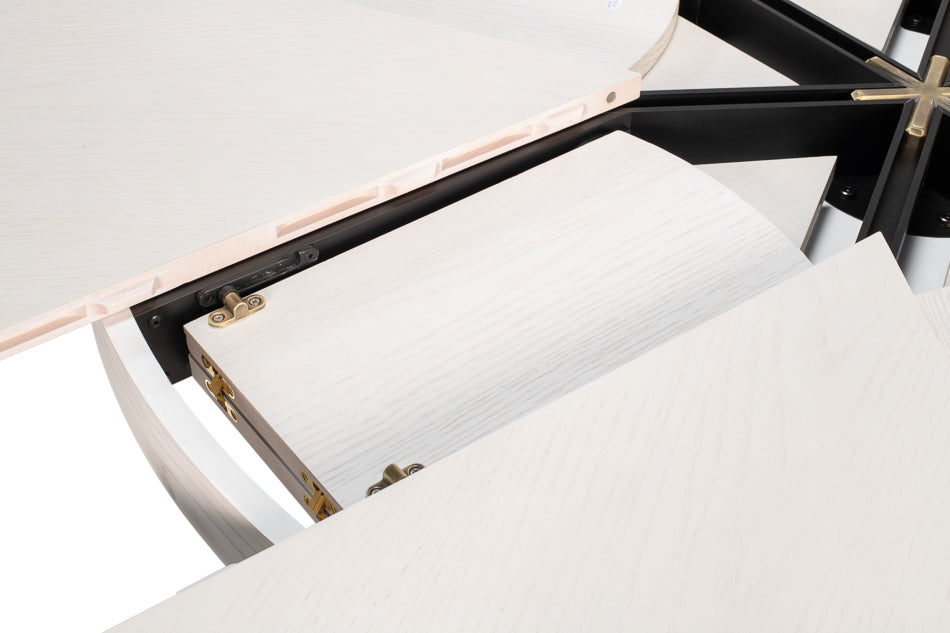 Tower Jupe Extendable Round Dining Table