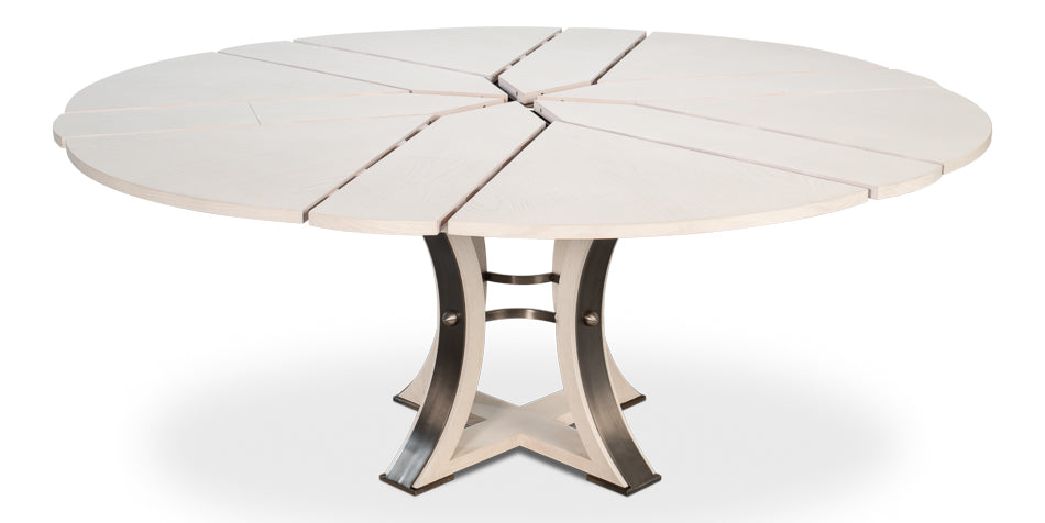 Tower Jupe Extendable Round Dining Table