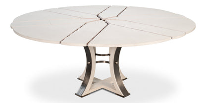 Tower Jupe Extendable Round Dining Table