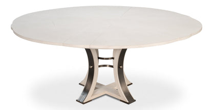 Tower Jupe Extendable Round Dining Table