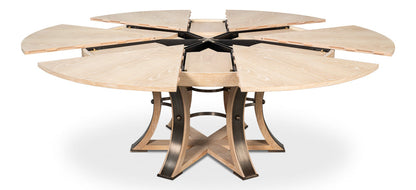 Tower Jupe Extendable Round Dining Table