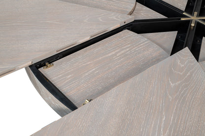 Tower Jupe Extendable Round Dining Table