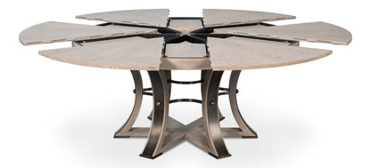 Tower Jupe Extendable Round Dining Table