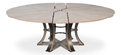 Tower Jupe Extendable Round Dining Table