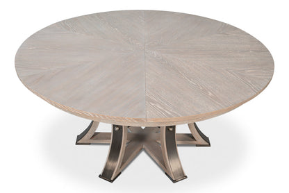 Tower Jupe Extendable Round Dining Table