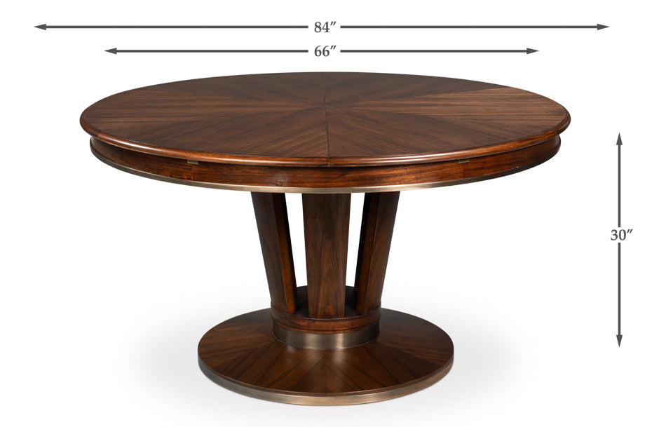 Soho Jupe Wooden Round Dining Table