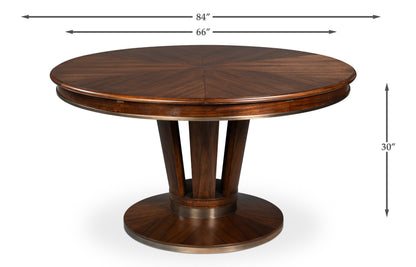 Soho Jupe Wooden Round Dining Table