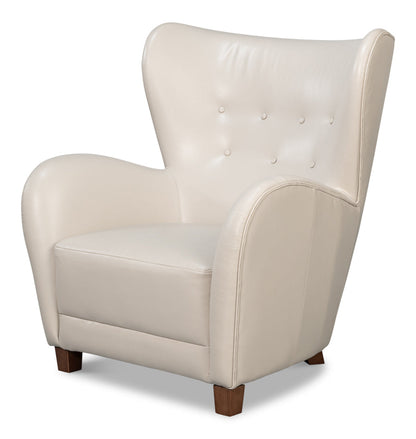 Lombard Leather Wing Chair
