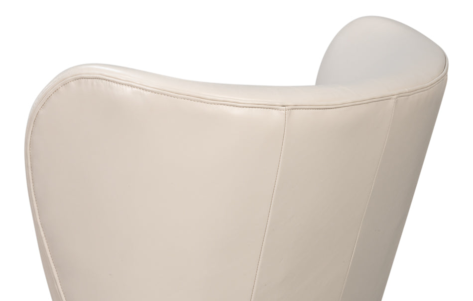 Lombard Leather Wing Chair