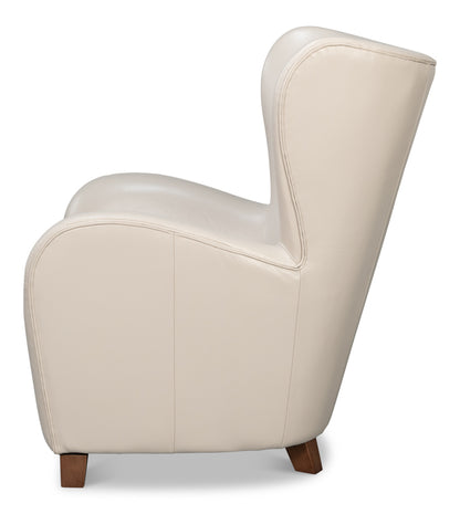 Lombard Leather Wing Chair