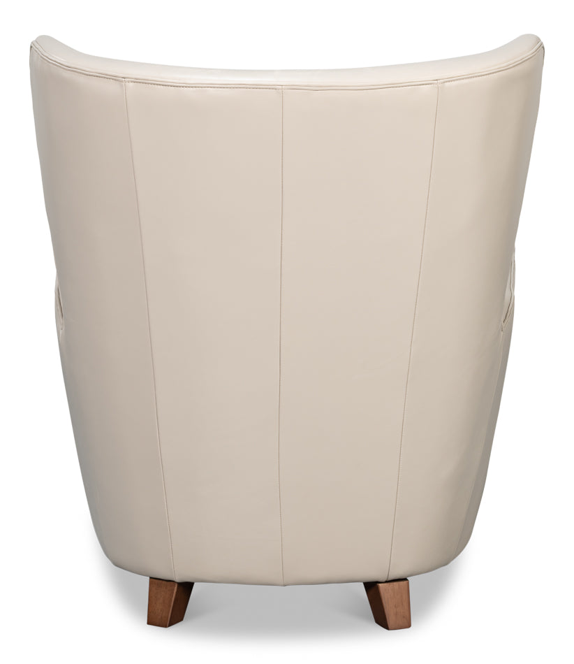 Lombard Leather Wing Chair