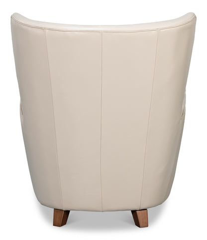 Lombard Leather Wing Chair