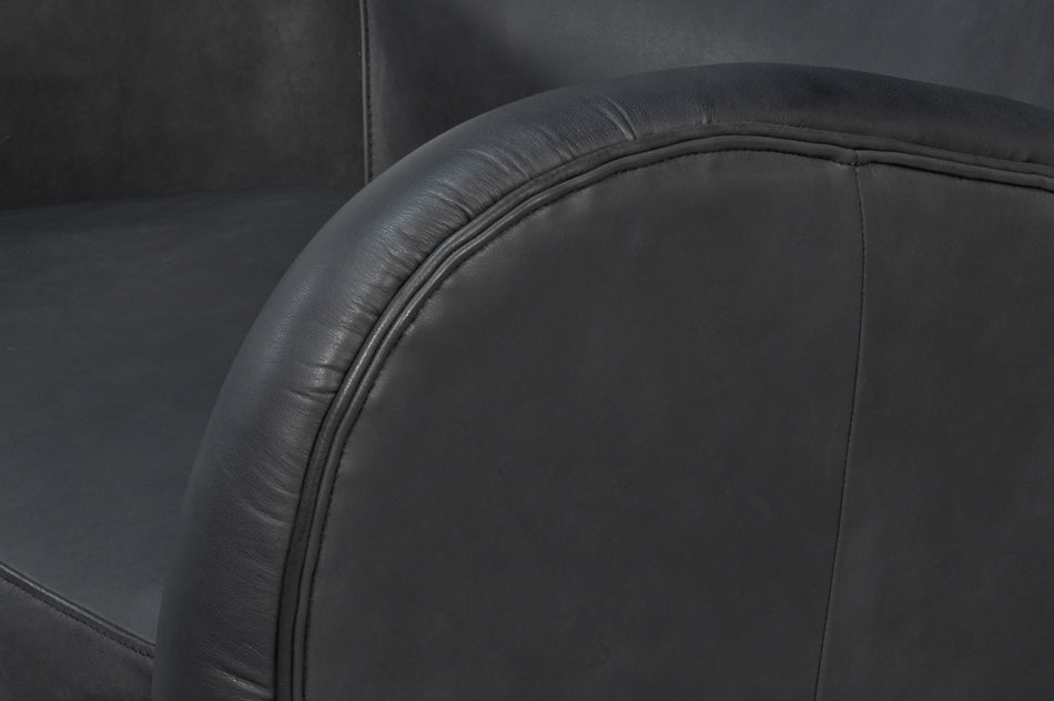 Lombard Leather Wing Chair