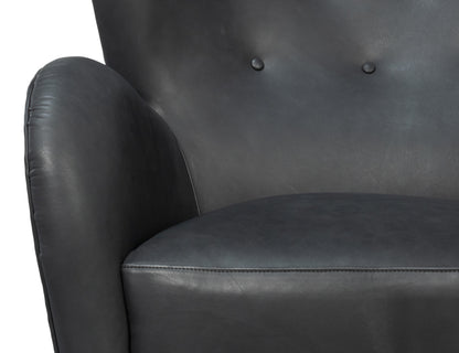 Lombard Leather Wing Chair
