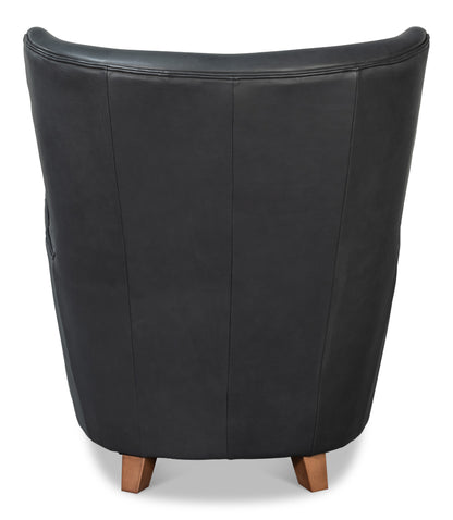 Lombard Leather Wing Chair