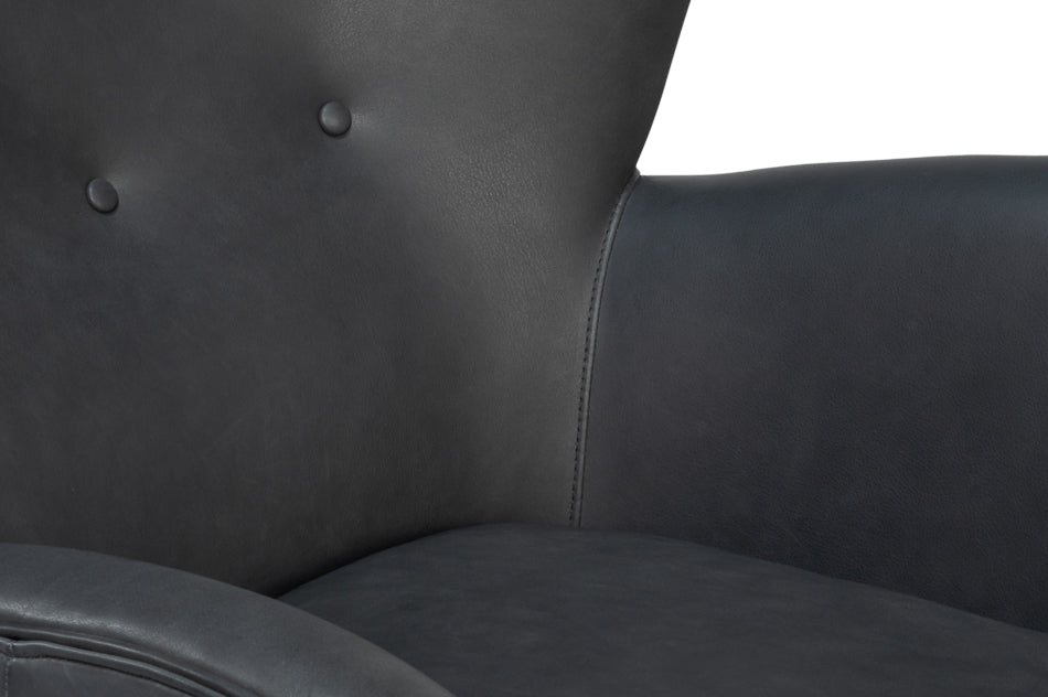 Lombard Leather Wing Chair