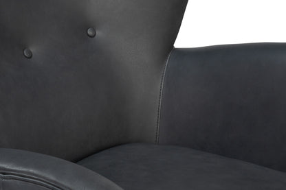 Lombard Leather Wing Chair