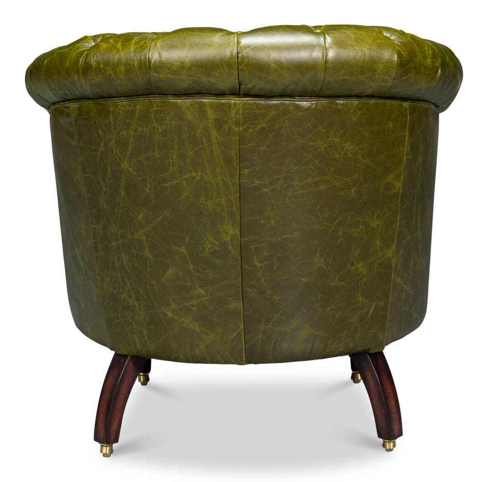 Bastian Top Grainc Leather Armchair