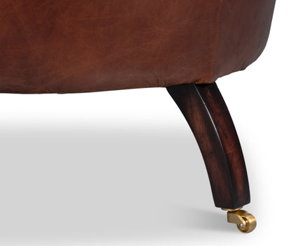 Bastian Top Grainc Leather Armchair