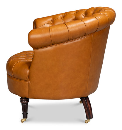 Bastian Top Grainc Leather Armchair