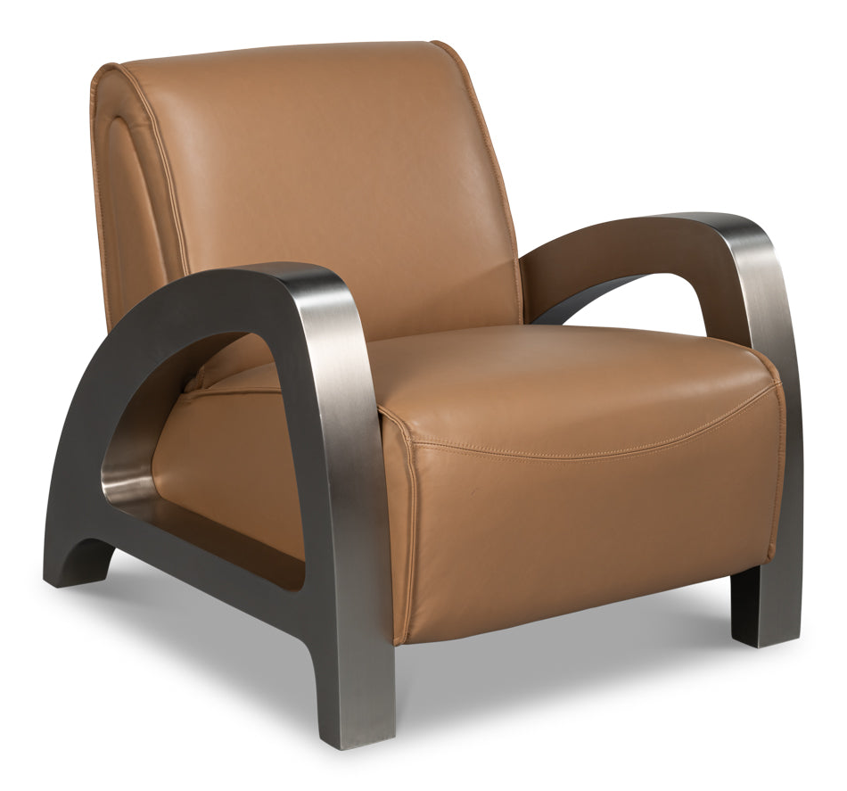 Carlisle Top Grain Leather Armchair