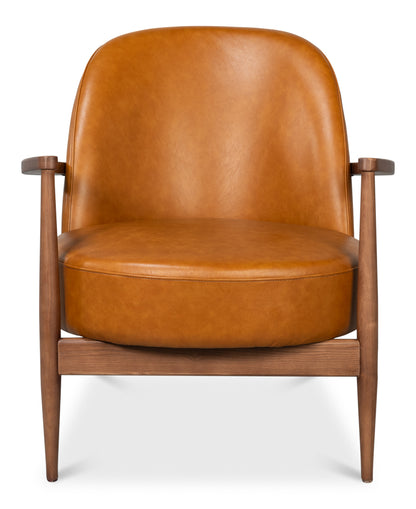 Pindar Traditional Leather Armchair