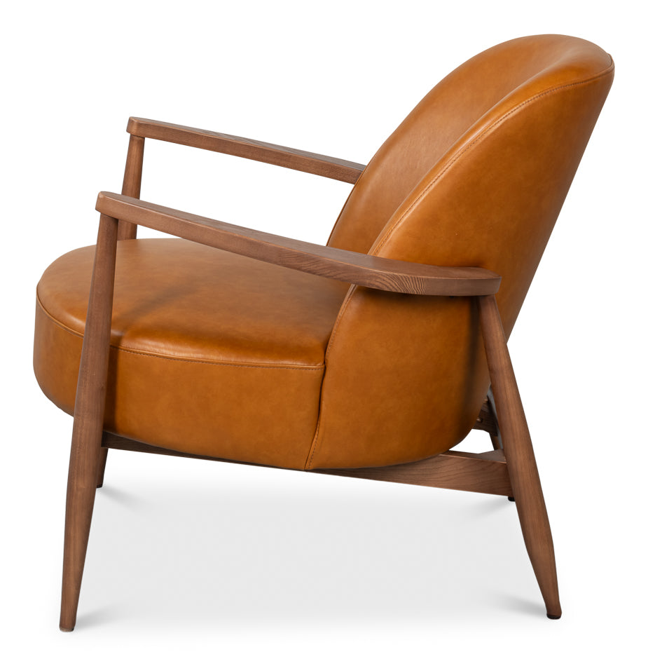 Pindar Traditional Leather Armchair