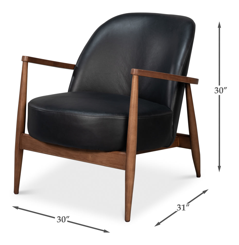 Pindar Traditional Leather Armchair