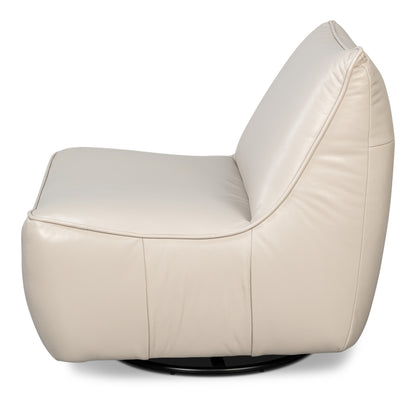 Kennett Leather Swivel Chair