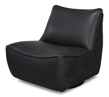 Kennett Leather Swivel Chair