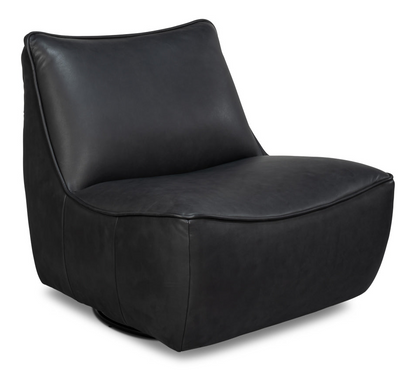 Kennett Leather Swivel Chair