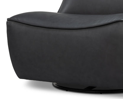 Kennett Leather Swivel Chair