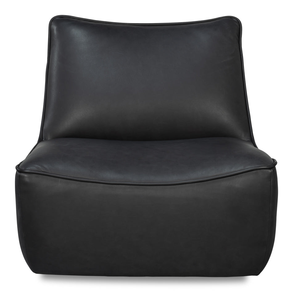 Kennett Leather Swivel Chair