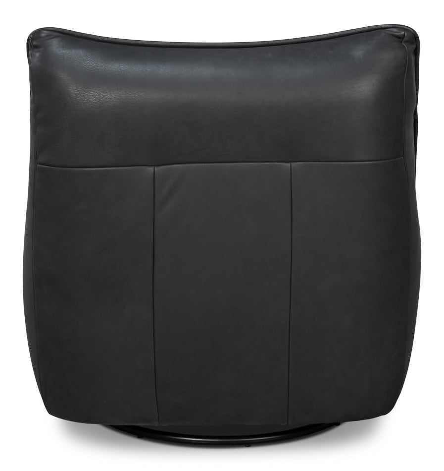 Kennett Leather Swivel Chair