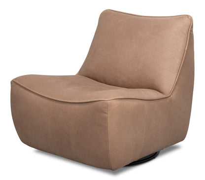 Kennett Leather Swivel Chair
