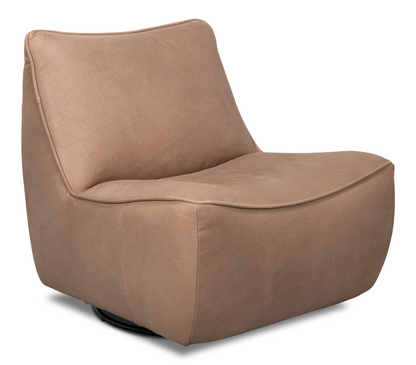 Kennett Leather Swivel Chair