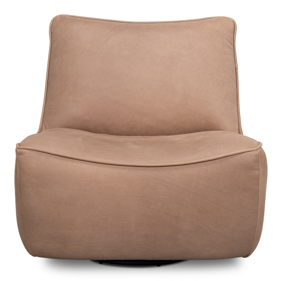 Kennett Leather Swivel Chair