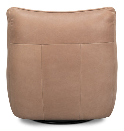 Kennett Leather Swivel Chair