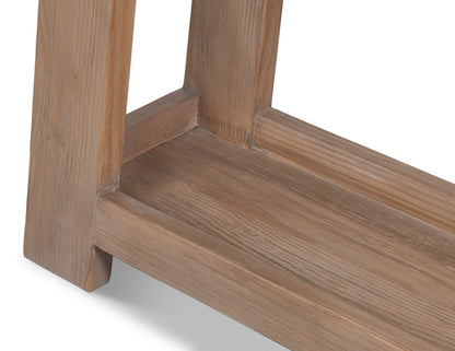 Sarreid Farmhouse Wooden Rectangular Console Table
