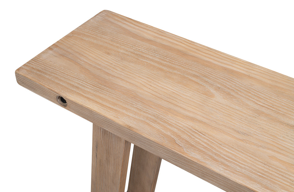 Sarreid Farmhouse Wooden Rectangular Console Table