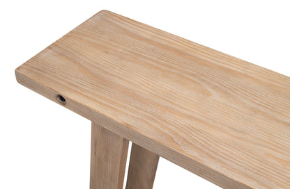 Sarreid Farmhouse Wooden Rectangular Console Table