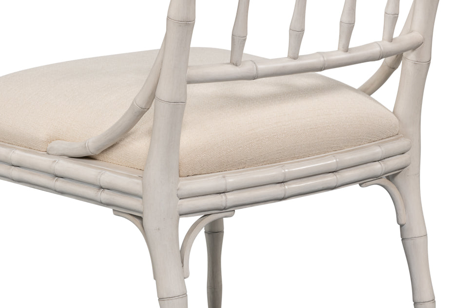 Elora White Performance Fabric Armless Dining Chair 2PC - view 15