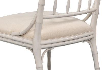 Elora White Performance Fabric Armless Dining Chair 2PC - view 15