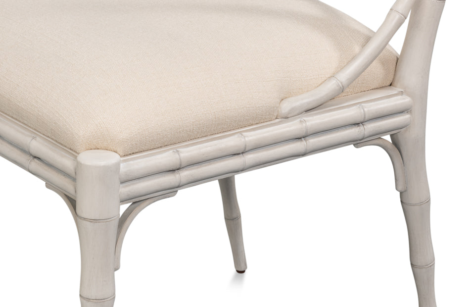 Elora White Performance Fabric Armless Dining Chair 2PC - view 17