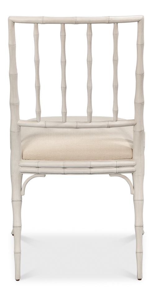 Elora White Performance Fabric Armless Dining Chair 2PC - view 19