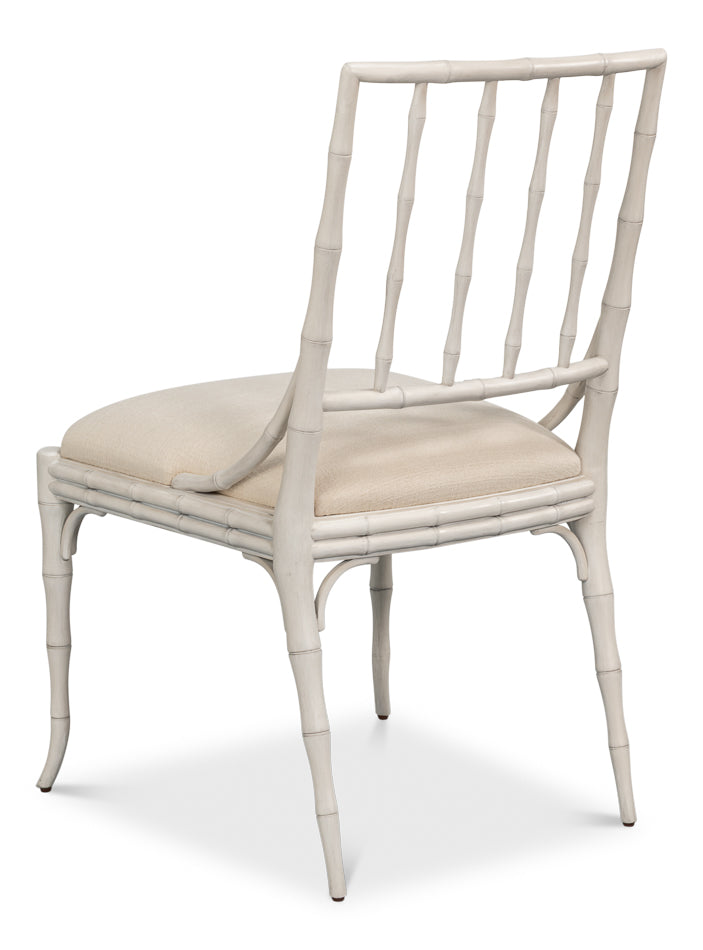 Elora White Performance Fabric Armless Dining Chair 2PC - view 14
