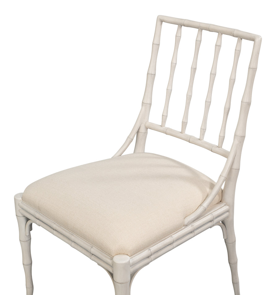 Elora White Performance Fabric Armless Dining Chair 2PC - view 20