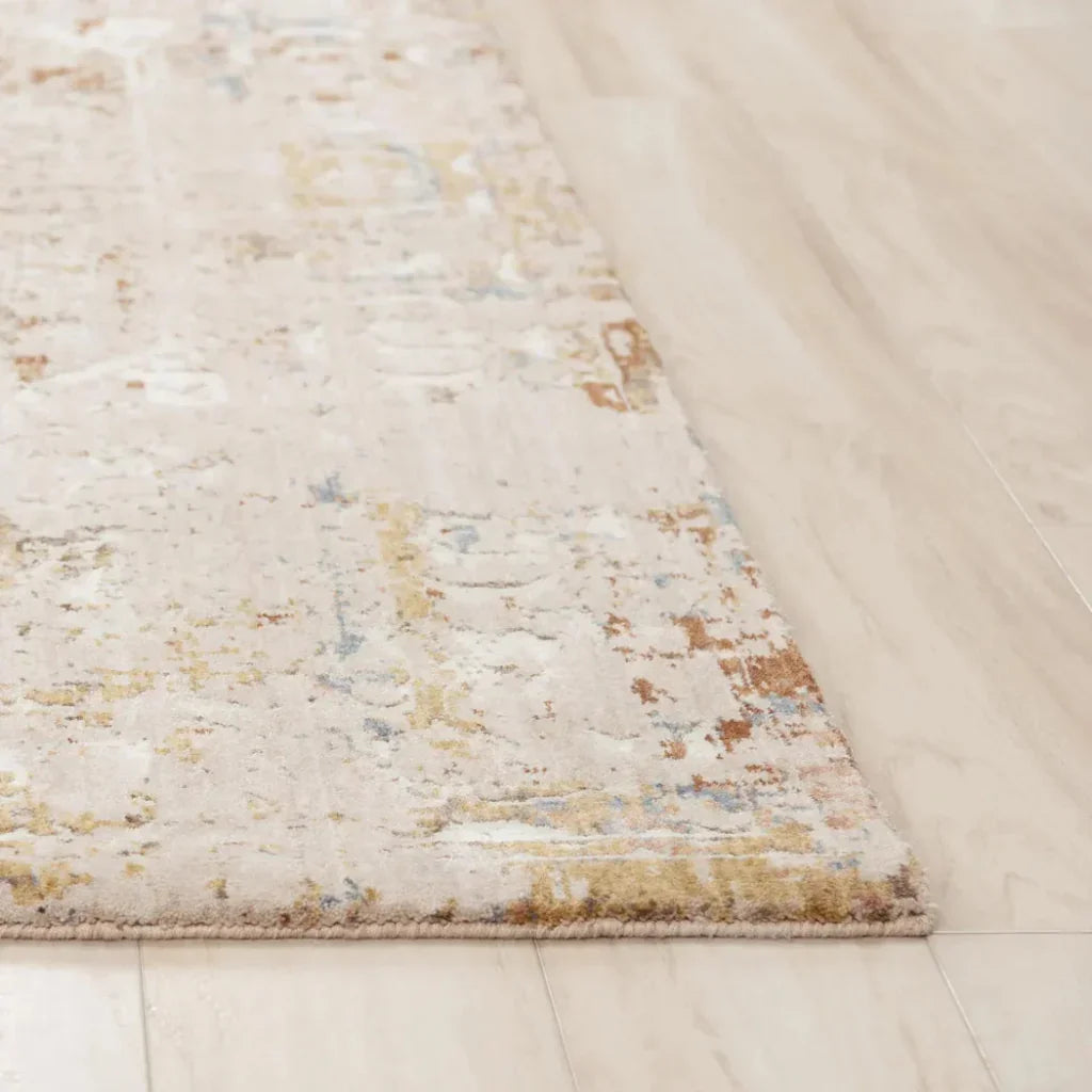 Cama Abstract Beige/ Multi Large Area Rugs -- beige