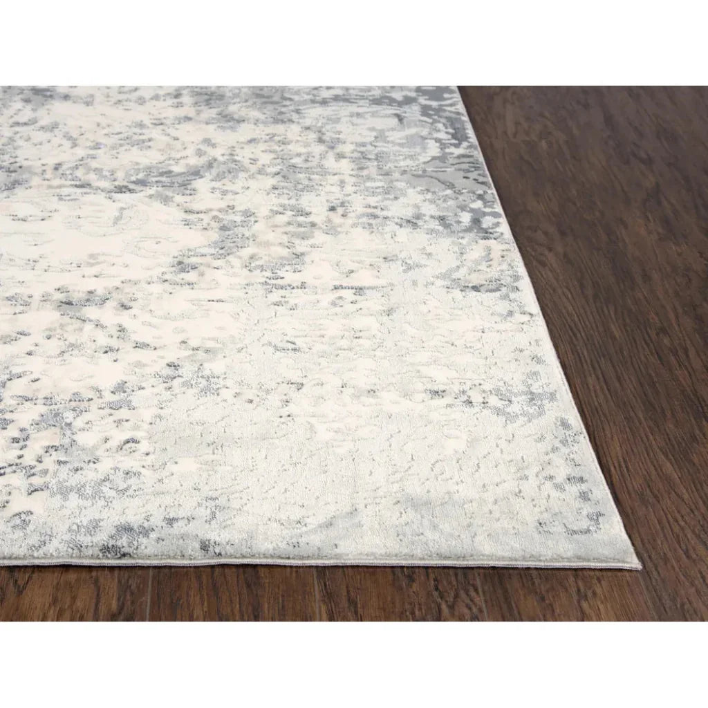 Brac Vine Gray Kitchen Hallway Runner Rug -- gray