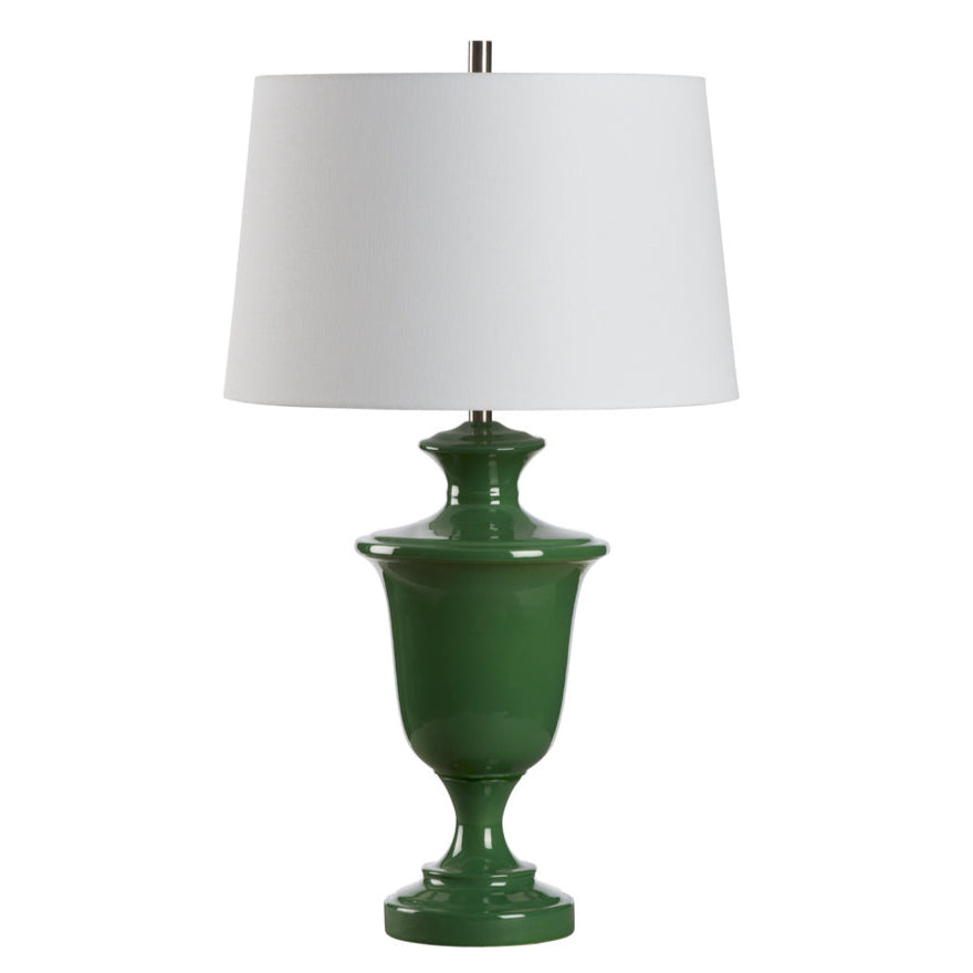 Chelsea House Kilnbourne Green Ceramic Table Lamp